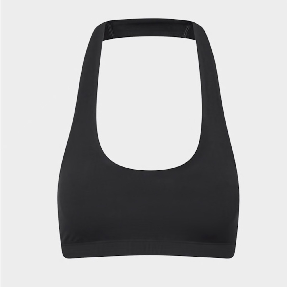 BNWOT - TNA Black Halter Butter Sports Bra - Medium